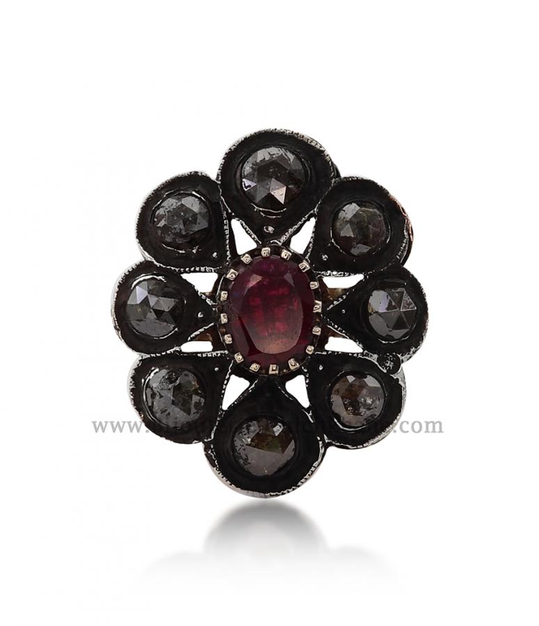Bijoux en ligne Bague Diamants Rose ''Chichkhane'' 52060