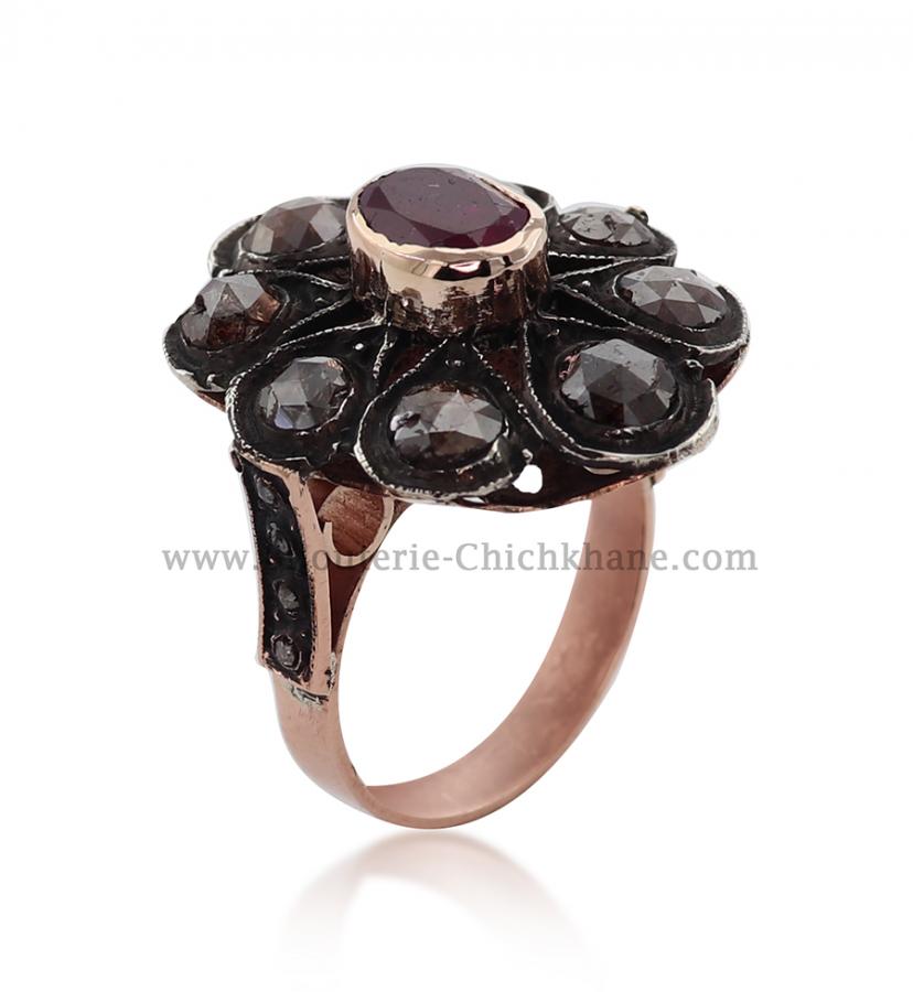 Bijoux en ligne Bague Diamants Rose ''Chichkhane'' 52061