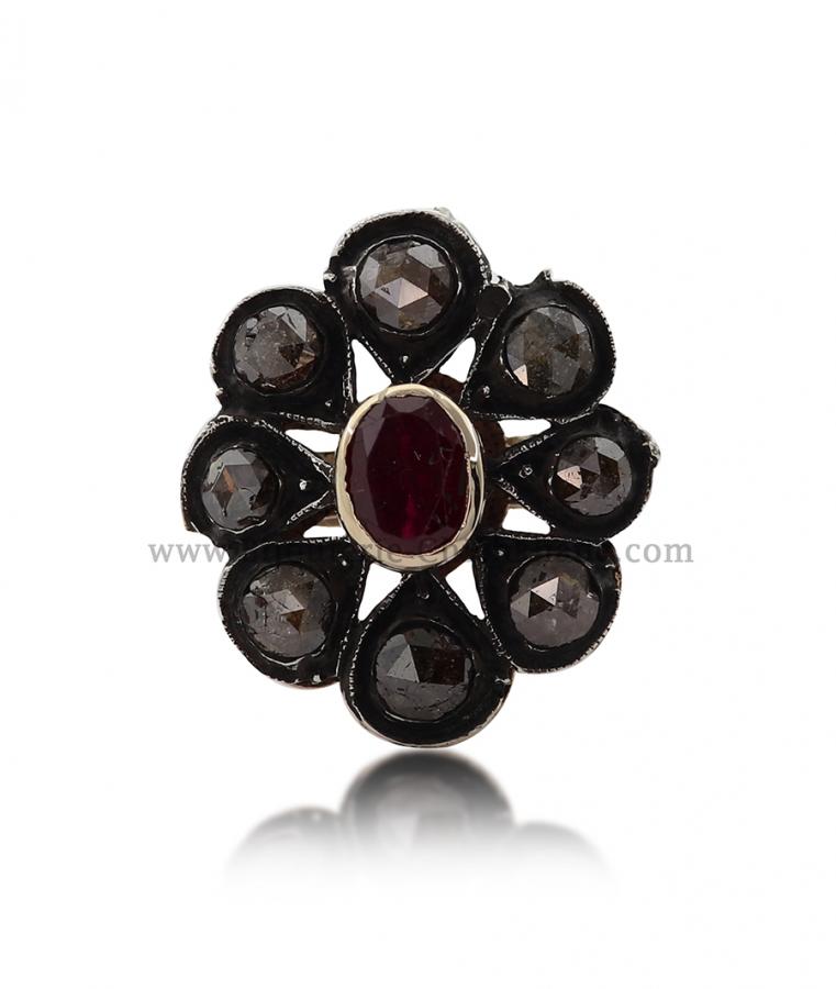 Bijoux en ligne Bague Diamants Rose ''Chichkhane'' 52061