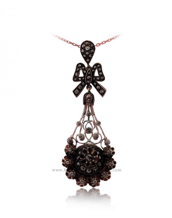 Bijoux en ligne Pendentif Diamants Rose ''Chichkhane'' 52069