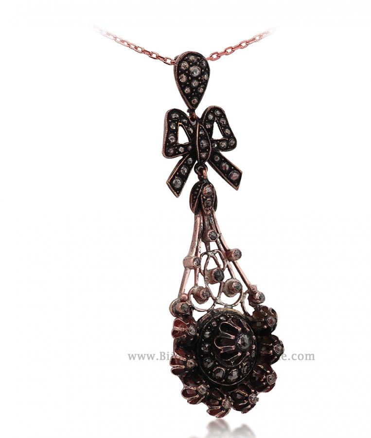 Bijoux en ligne Pendentif Diamants Rose ''Chichkhane'' 52069