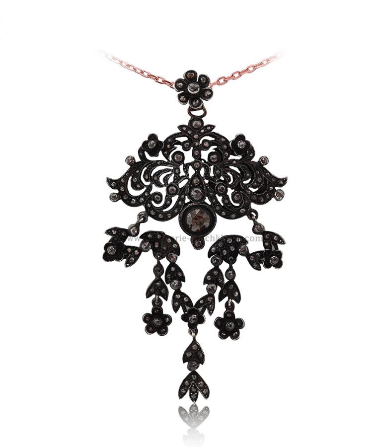 Bijoux en ligne Pendentif Diamants Rose ''Chichkhane'' 52074