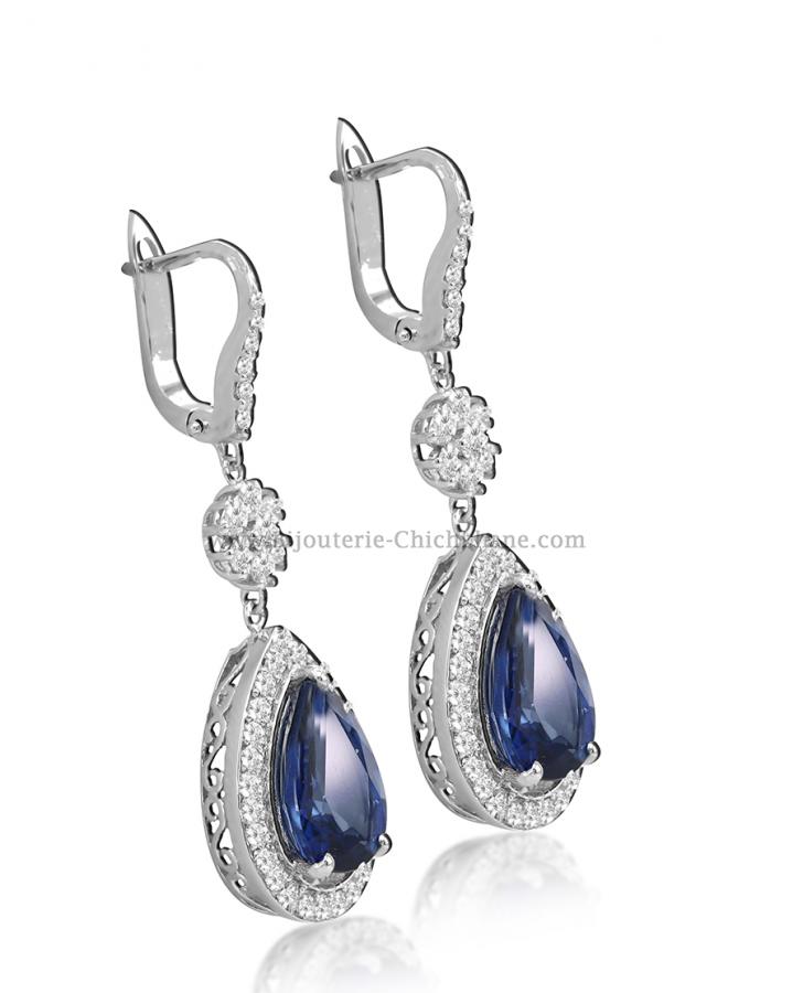 Bijoux en ligne Boucles D'oreilles Diamants 52127