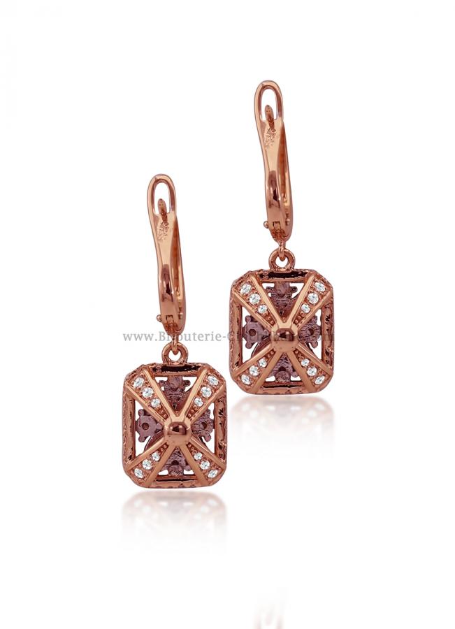 Bijoux en ligne Boucles D'oreilles Diamants 52207