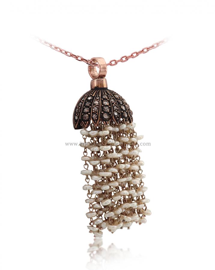 Bijoux en ligne Pendentif Diamants Rose ''Chichkhane'' 52500