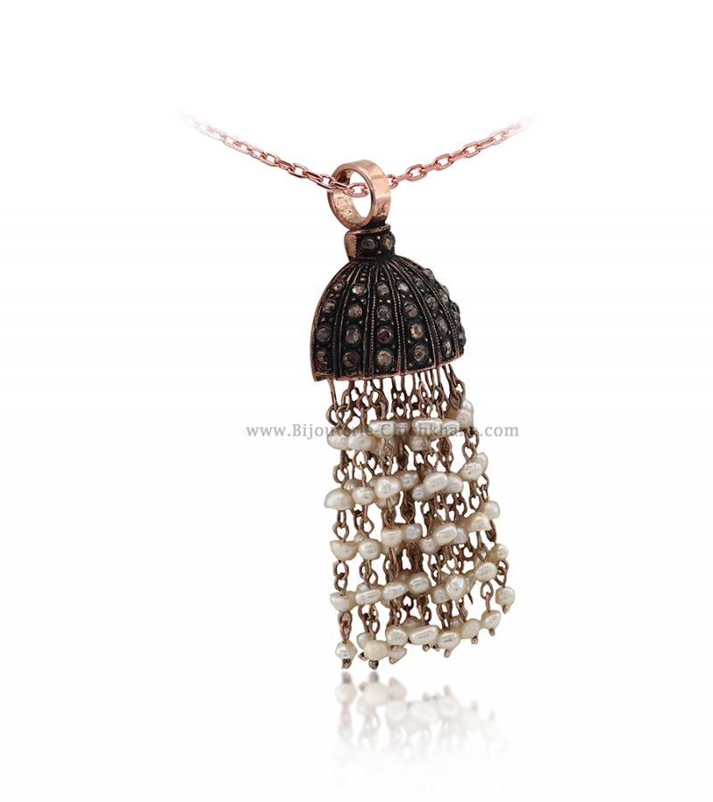 Bijoux en ligne Pendentif Diamants Rose ''Chichkhane'' 52503