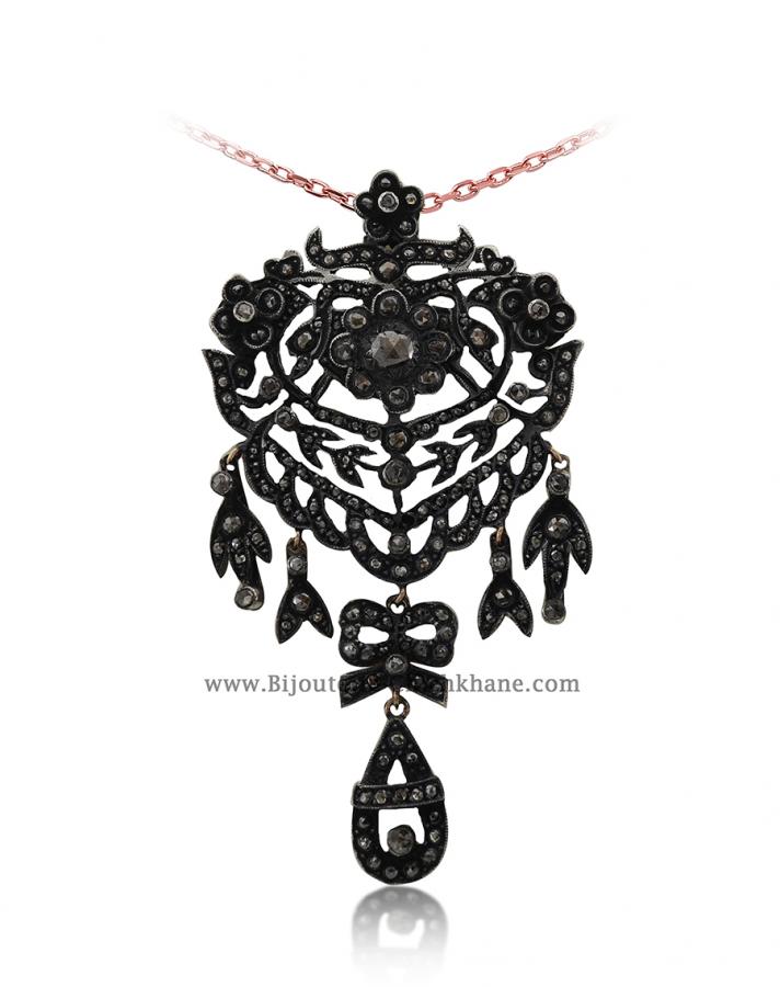 Bijoux en ligne Pendentif Diamants Rose ''Chichkhane'' 53074