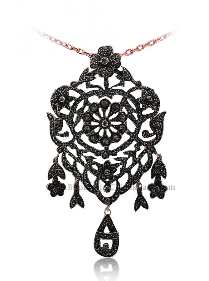 Bijoux en ligne Pendentif Diamants Rose ''Chichkhane'' 53505