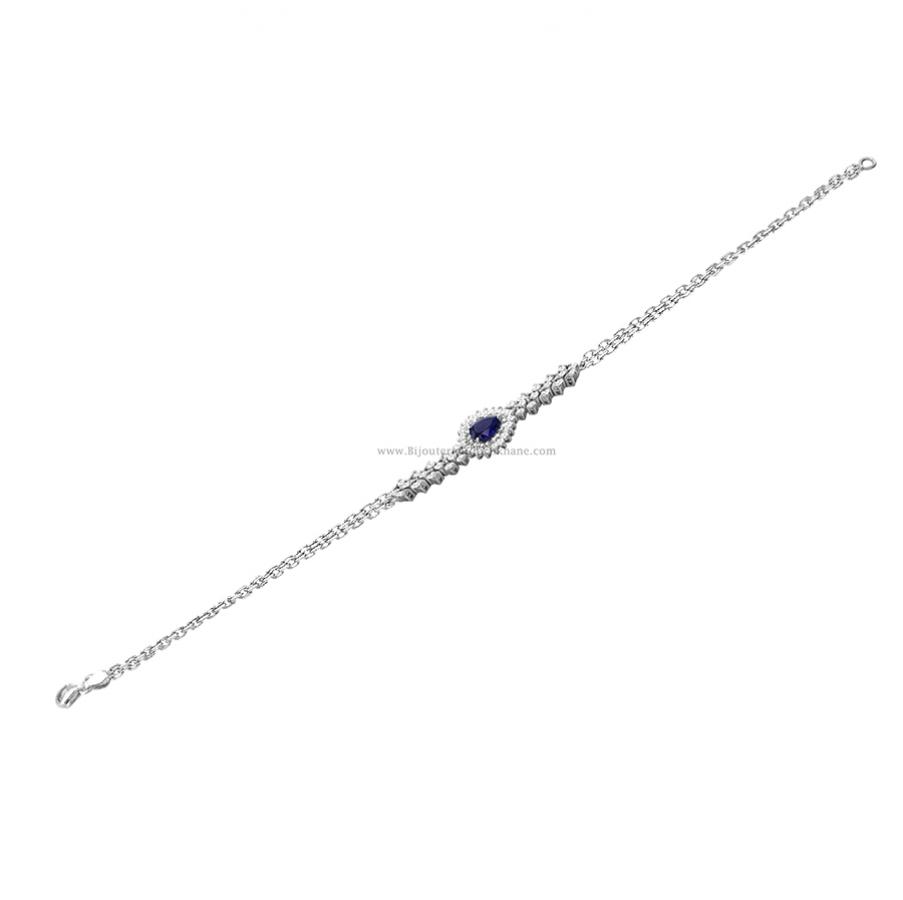 Bijoux en ligne Gourmette Zircon 53749