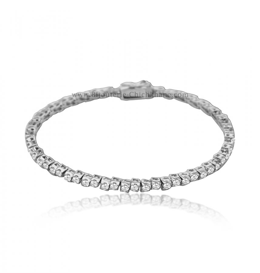 Bijoux en ligne Gourmette Zircon 53775