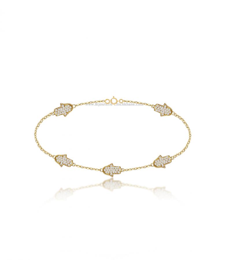 Bijoux en ligne Gourmette Zircon 53964