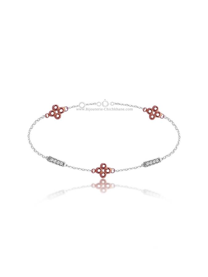 Bijoux en ligne Gourmette Zircon 53966