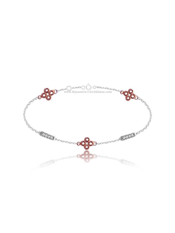 Bijoux en ligne Gourmette Zircon 53966