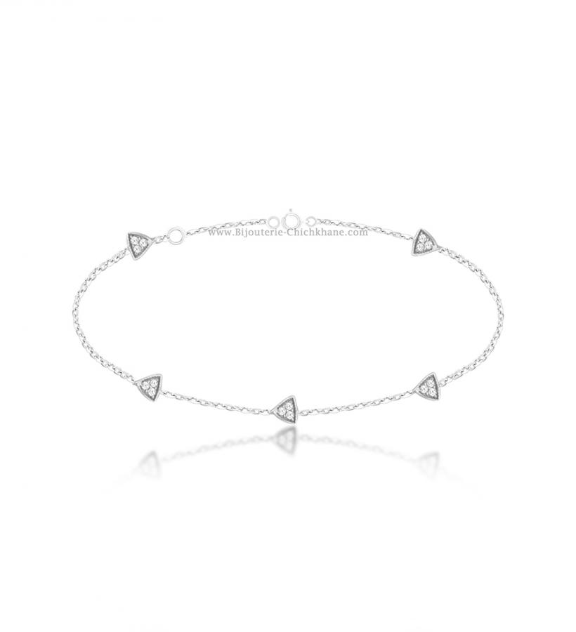 Bijoux en ligne Gourmette Zircon 53971