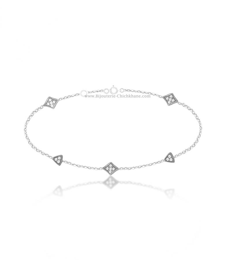 Bijoux en ligne Gourmette Zircon 53974