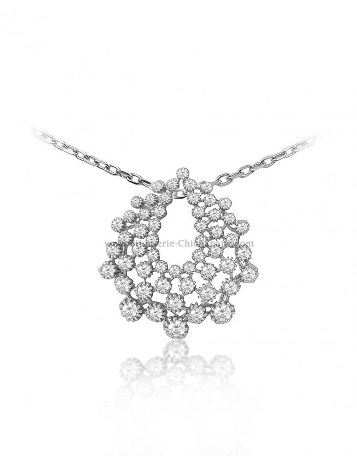 Bijoux en ligne Pendentif Diamants 54020