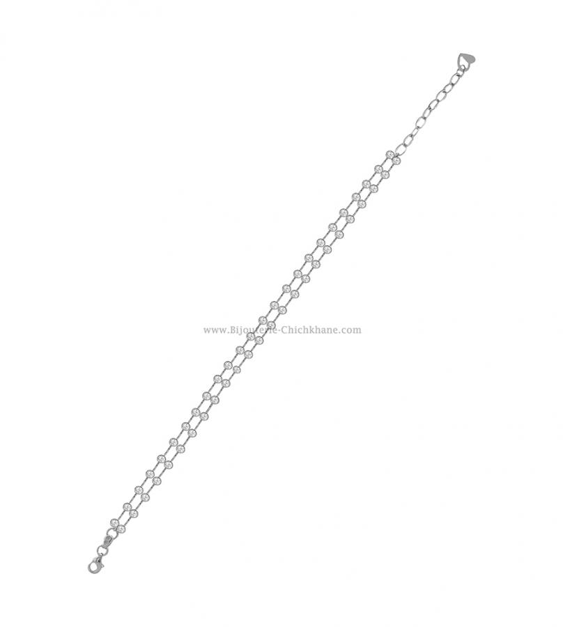 Bijoux en ligne Gourmette Zircon 54270
