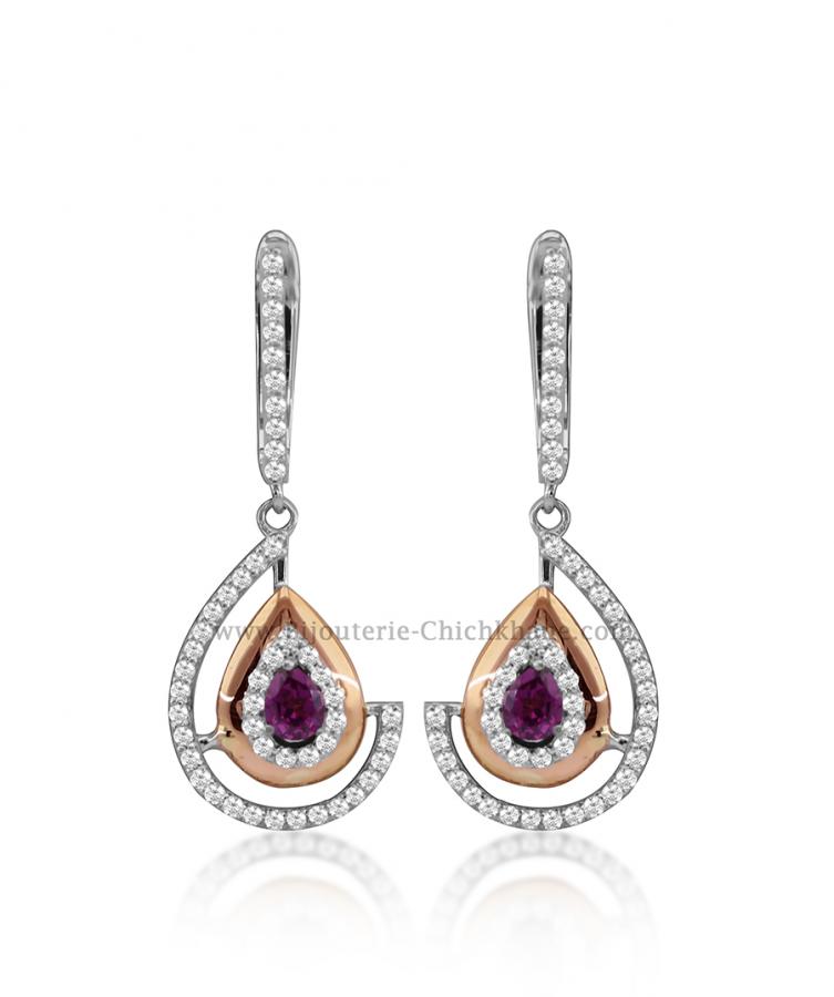 Bijoux en ligne Boucles D'oreilles Diamants 54291