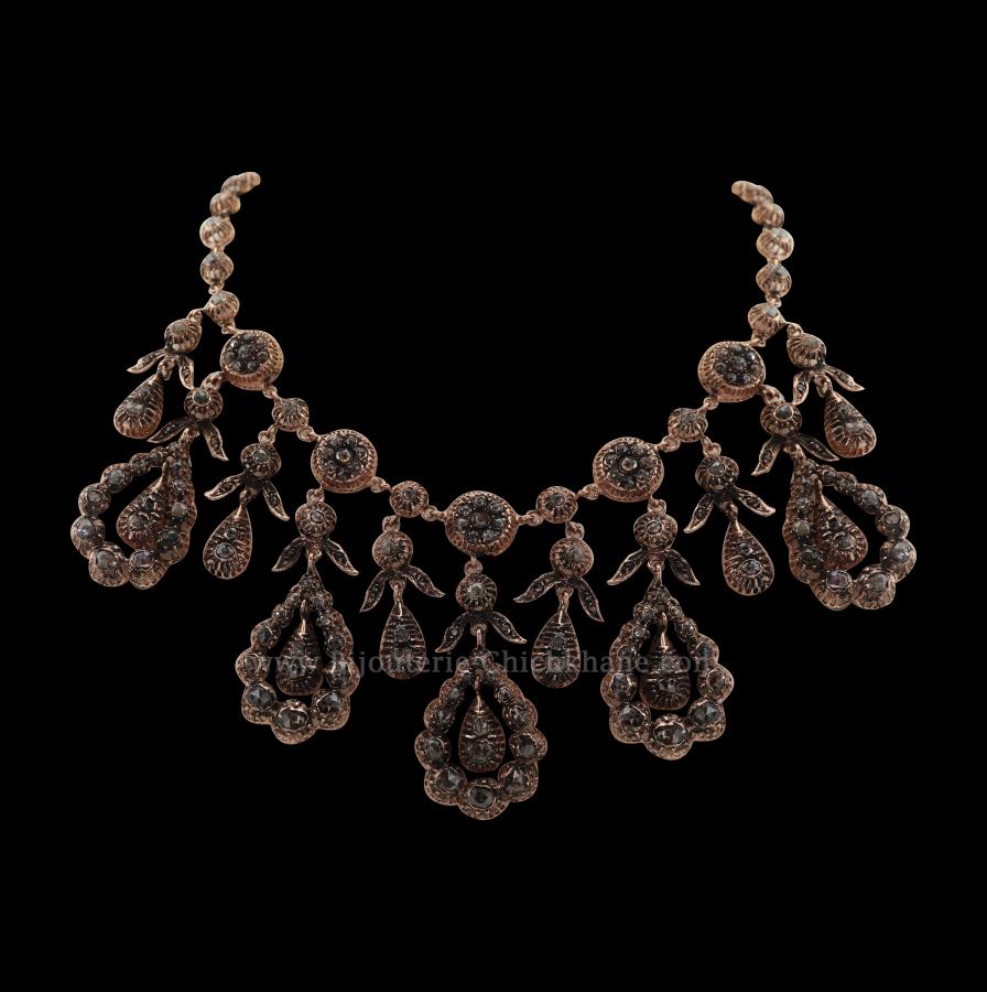 Bijoux en ligne Collier Diamants Rose ''Chichkhane'' 54364