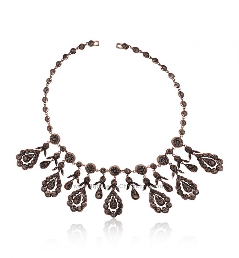 Bijoux en ligne Collier Diamants Rose ''Chichkhane'' 54365