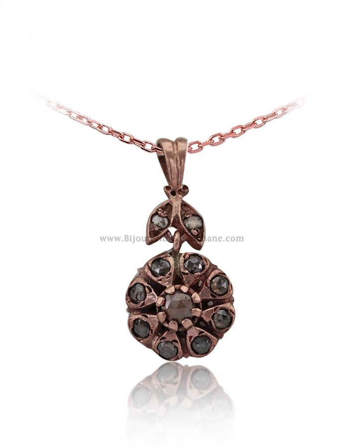 Bijoux en ligne Pendentif Diamants Rose ''Chichkhane'' 54452