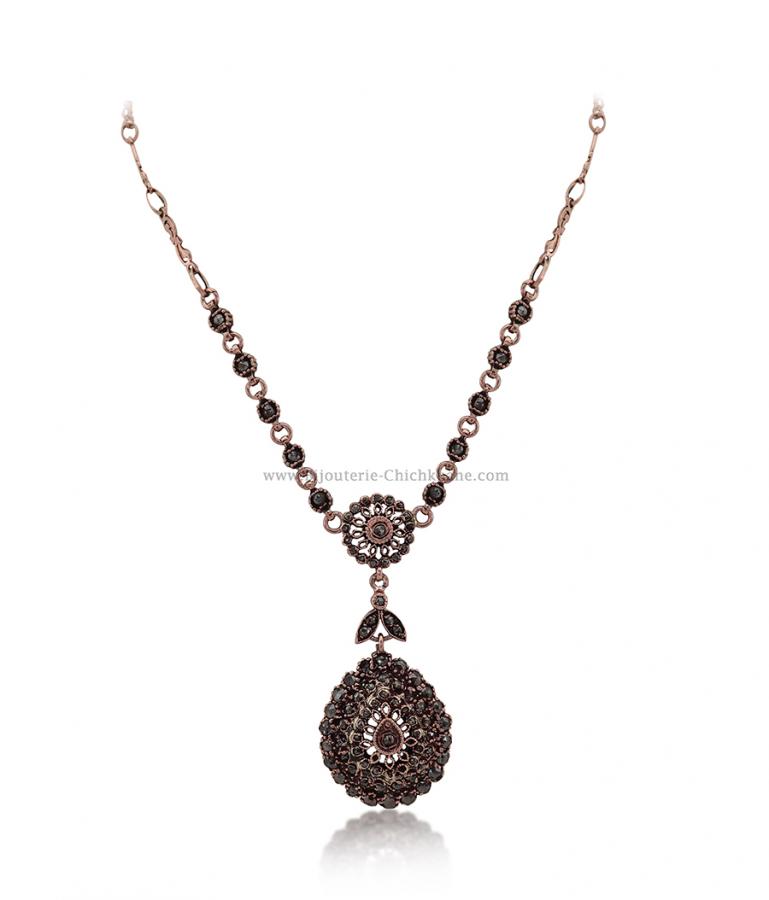 Bijoux en ligne Collier Diamants Rose ''Chichkhane'' 54528