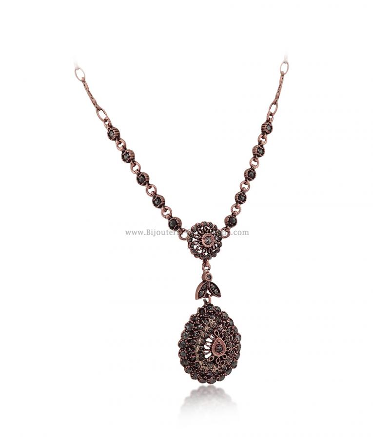 Bijoux en ligne Collier Diamants Rose ''Chichkhane'' 54528