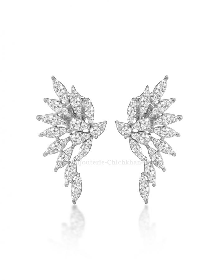 Bijoux en ligne Boucles D'oreilles Diamants 54839