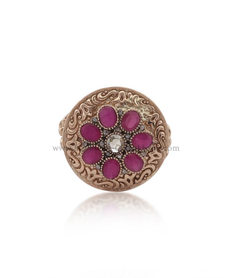 Bijoux en ligne Bague Diamants Rose ''Chichkhane'' 54932