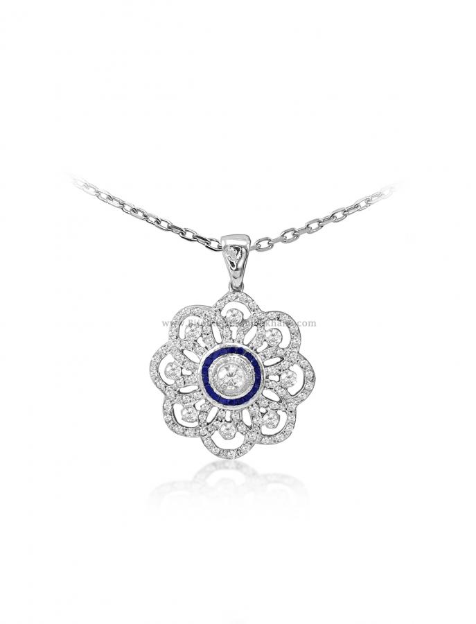 Bijoux en ligne Pendentif Diamants 55381