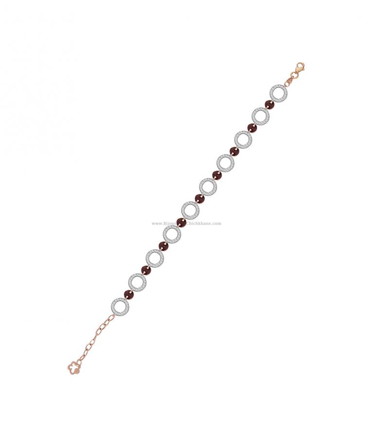 Bijoux en ligne Gourmette Zircon 58852