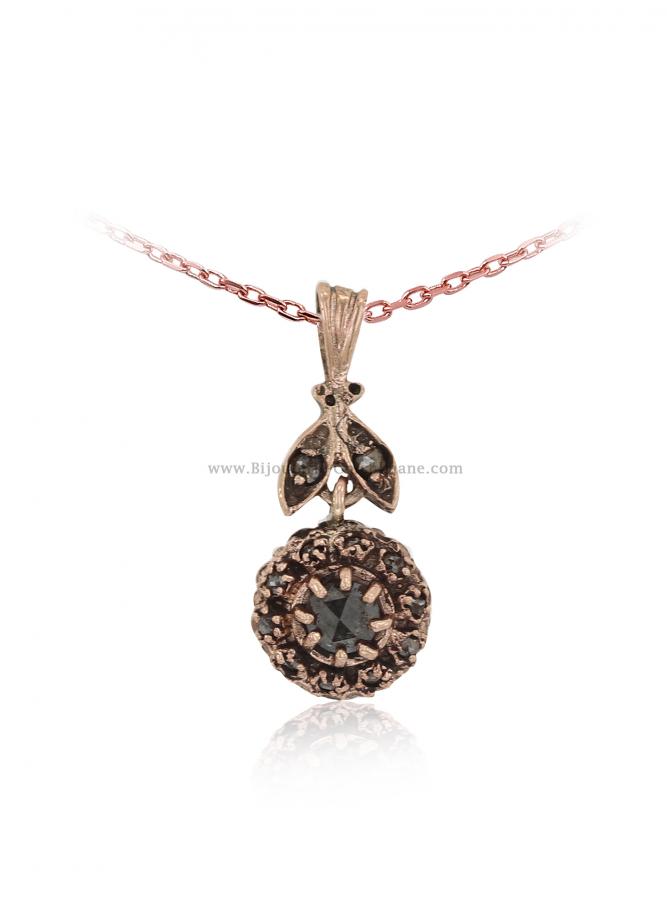 Bijoux en ligne Pendentif Diamants Rose ''Chichkhane'' 55883