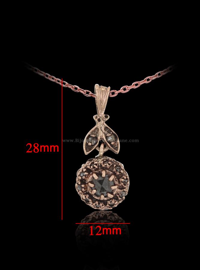 Bijoux en ligne Pendentif Diamants Rose ''Chichkhane'' 55883