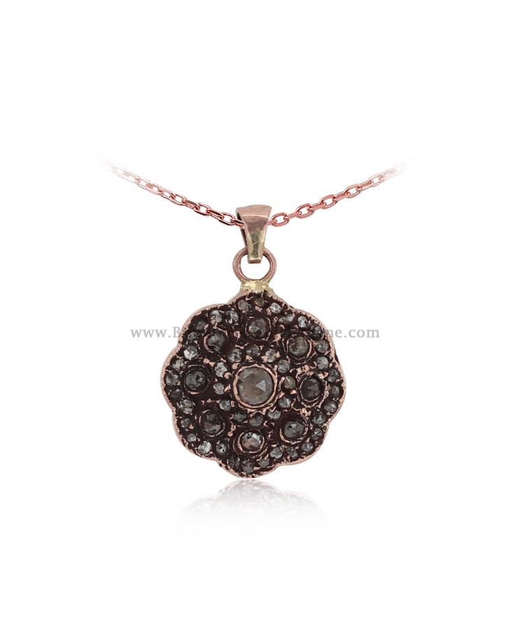 Bijoux en ligne Pendentif Diamants Rose ''Chichkhane'' 55884