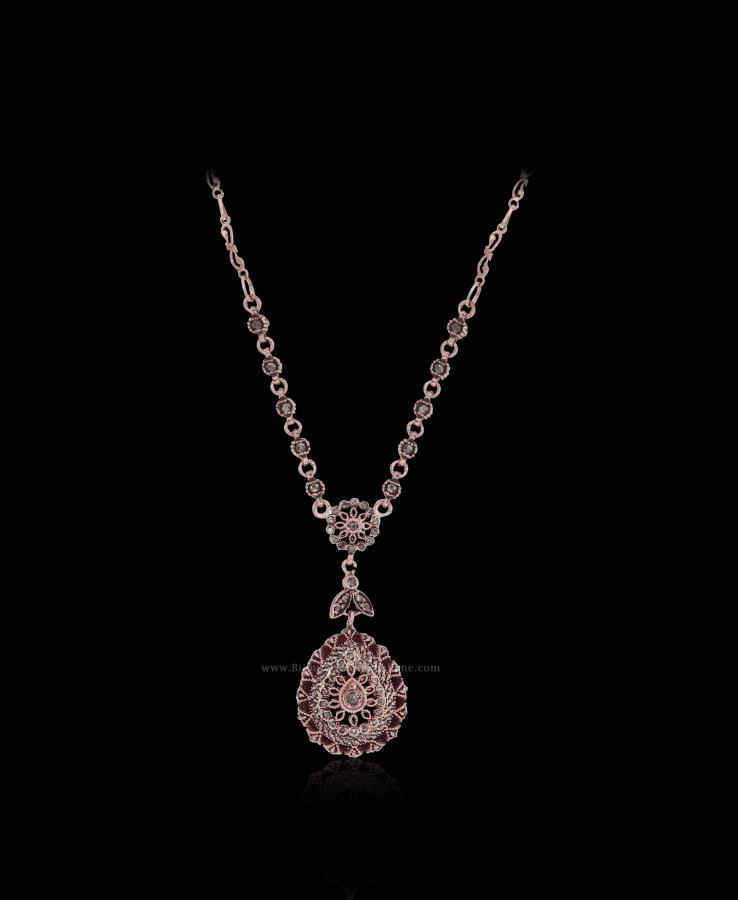 Bijoux en ligne Collier Diamants Rose ''Chichkhane'' 55913