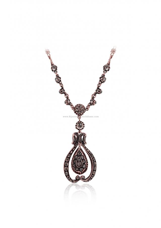 Bijoux en ligne Collier Diamants Rose ''Chichkhane'' 56008