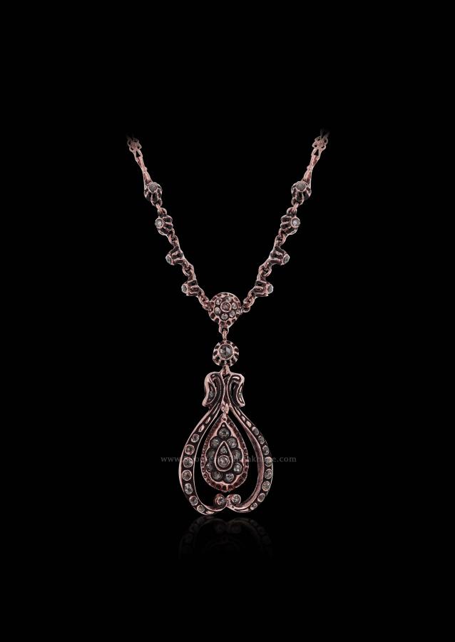 Bijoux en ligne Collier Diamants Rose ''Chichkhane'' 56008