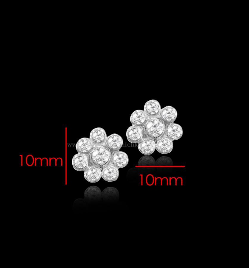 Bijoux en ligne Boucles D'oreilles Diamants Blanc ''Chichkhane'' 56339