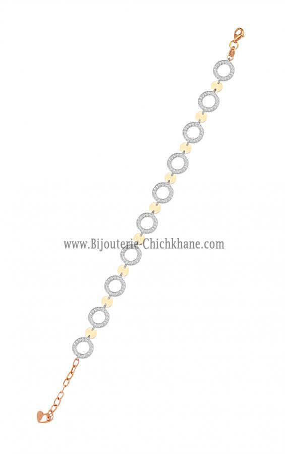 Bijoux en ligne Gourmette Zircon 56502