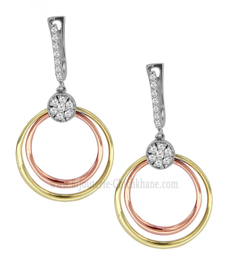 Bijoux en ligne Boucles D'oreilles Diamants 57743