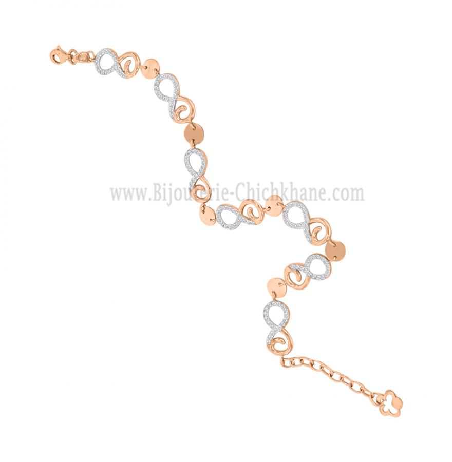 Bijoux en ligne Gourmette Zircon 57878