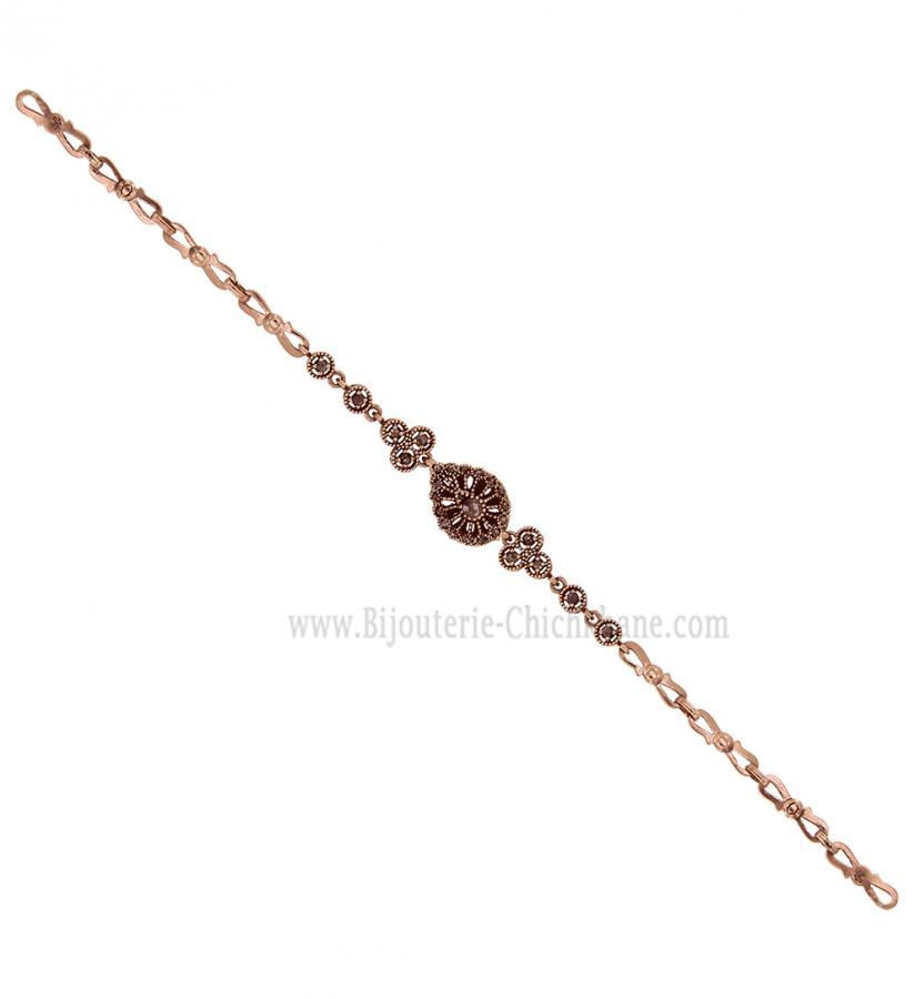 Bijoux en ligne Gourmette Diamants Rose ''Chichkhane'' 58190