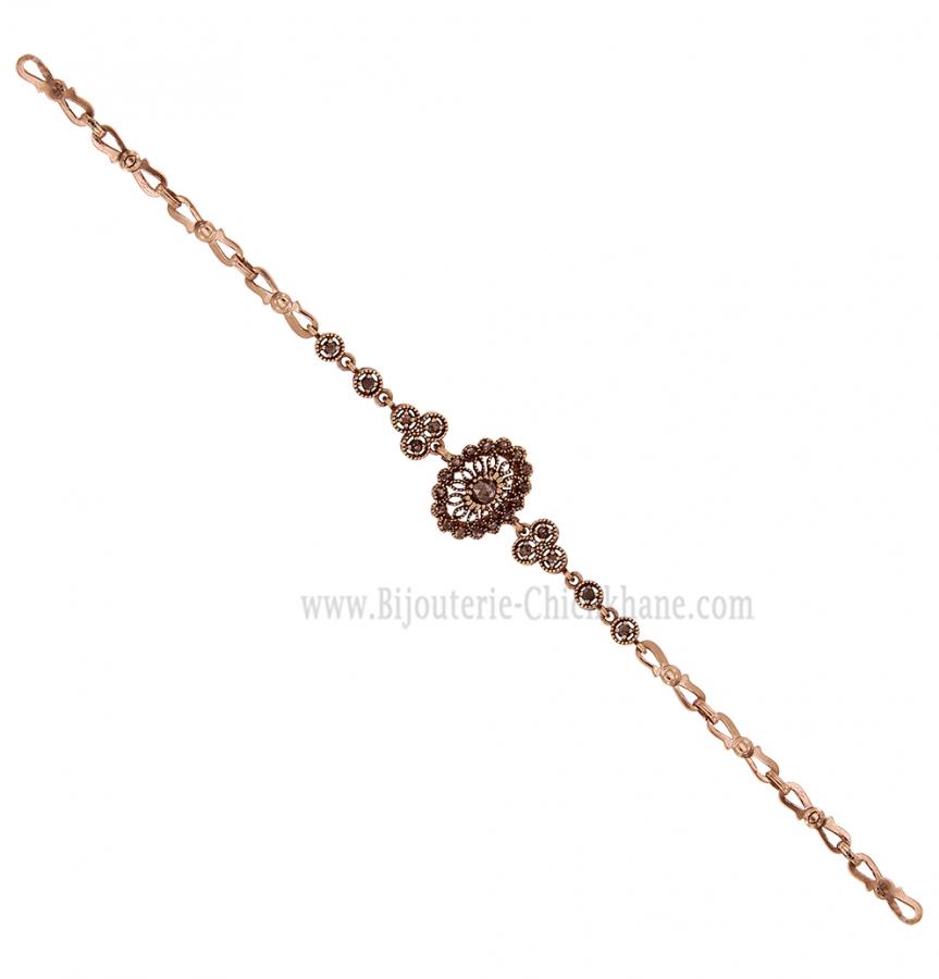 Bijoux en ligne Gourmette Diamants Rose ''Chichkhane'' 58198