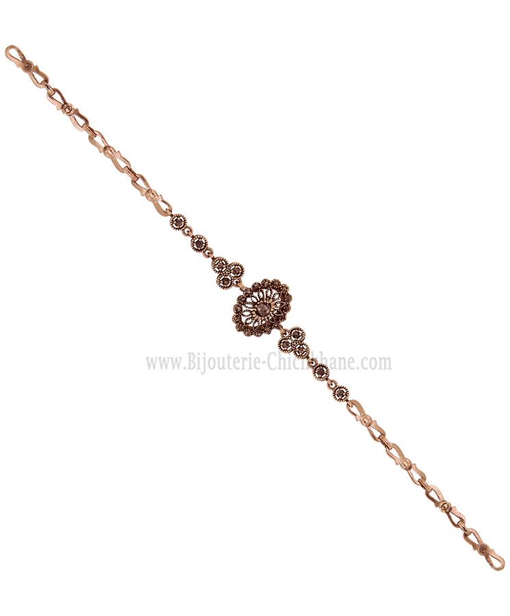 Bijoux en ligne Gourmette Diamants Rose ''Chichkhane'' 58198