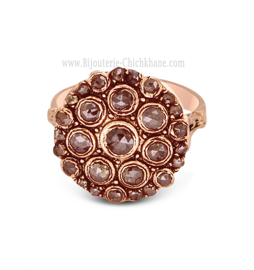 Bijoux en ligne Bague Diamants Rose ''Chichkhane'' 58229