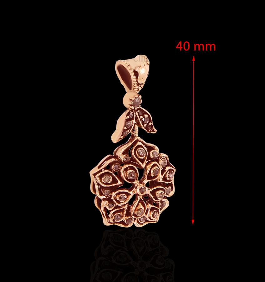 Bijoux en ligne Pendentif Diamants Rose ''Chichkhane'' 58242