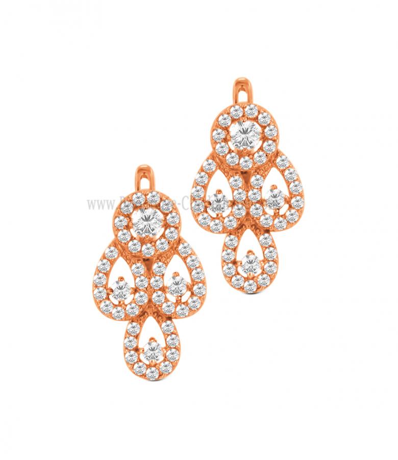 Bijoux en ligne Boucles D'oreilles Zircon 58791