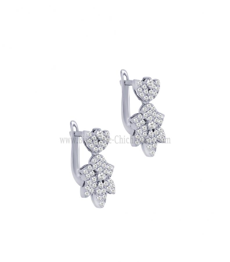 Bijoux en ligne Boucles D'oreilles Zircon 59038