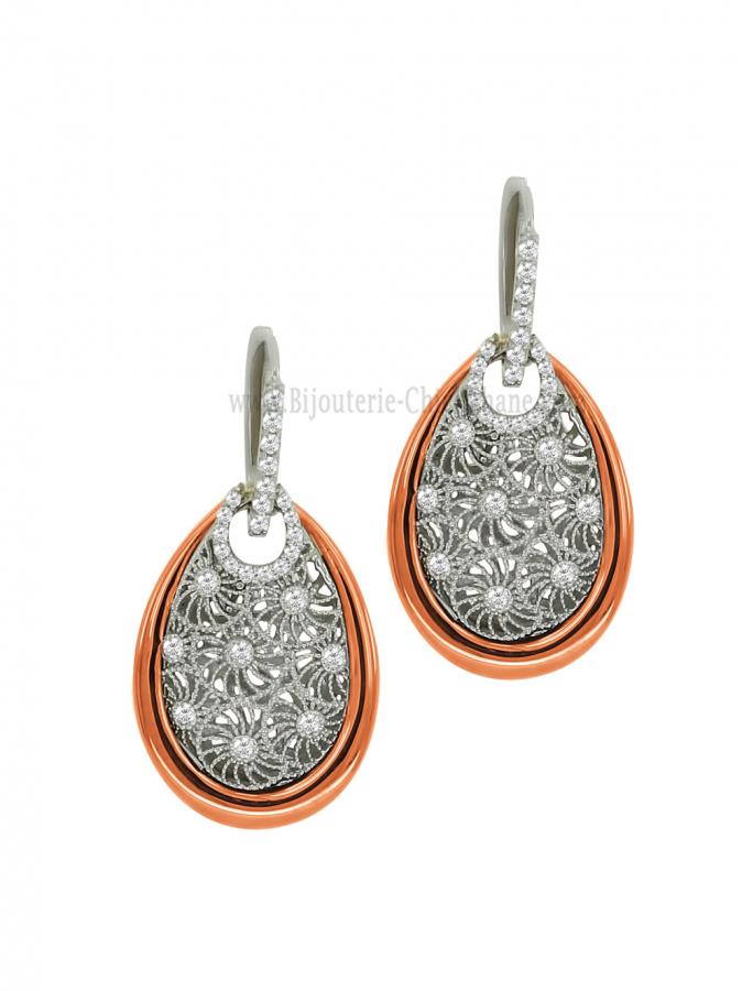 Bijoux en ligne Boucles D'oreilles Diamants 59578