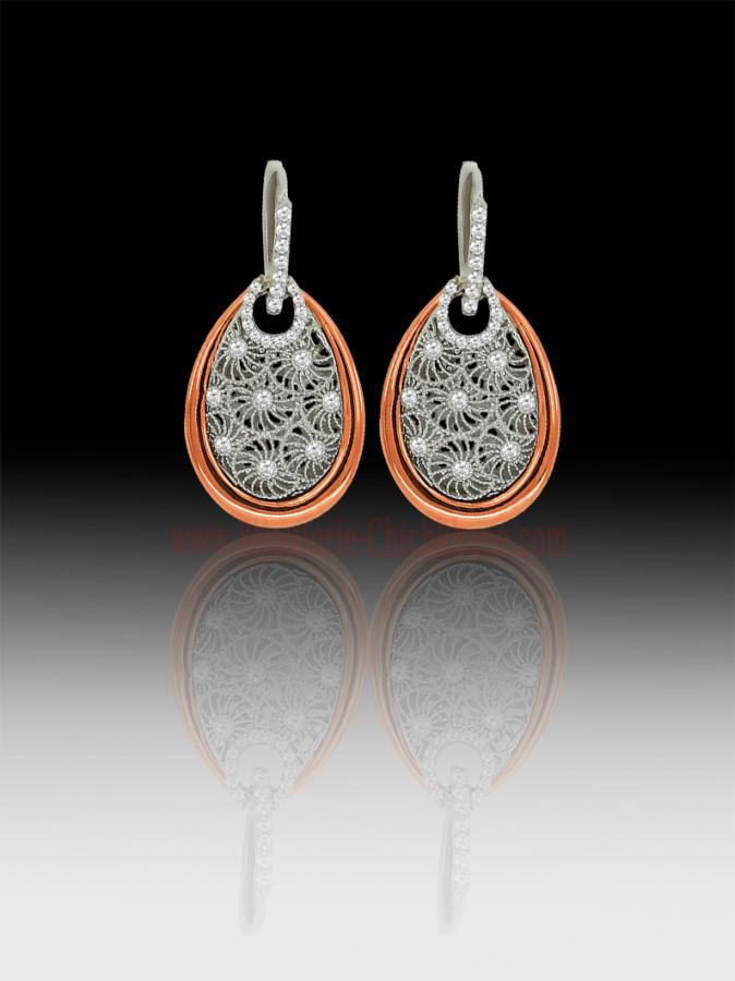 Bijoux en ligne Boucles D'oreilles Diamants 59578
